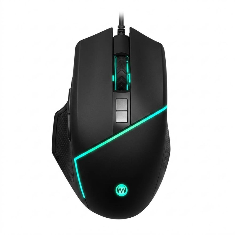 MICRODIGIT Raider Premium Gaming Mouse ماوس ألعاب احترافي RGB