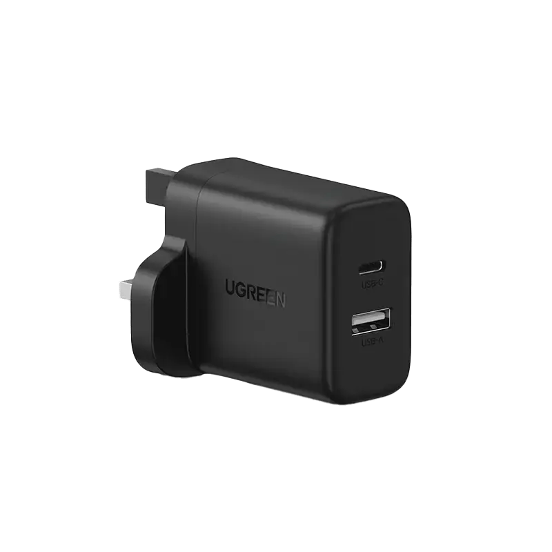 UGREEN 20W 2-Port Fast Charger (Black)