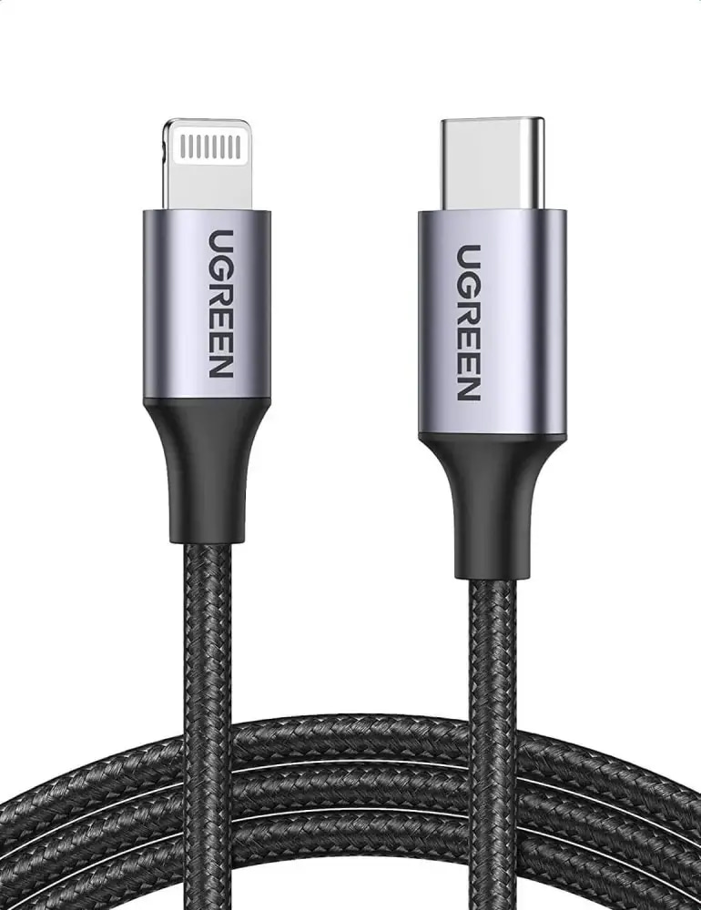 UGREEN USB-C to Lightning PD Fast Charging Cable 20W+ (2 متر)
