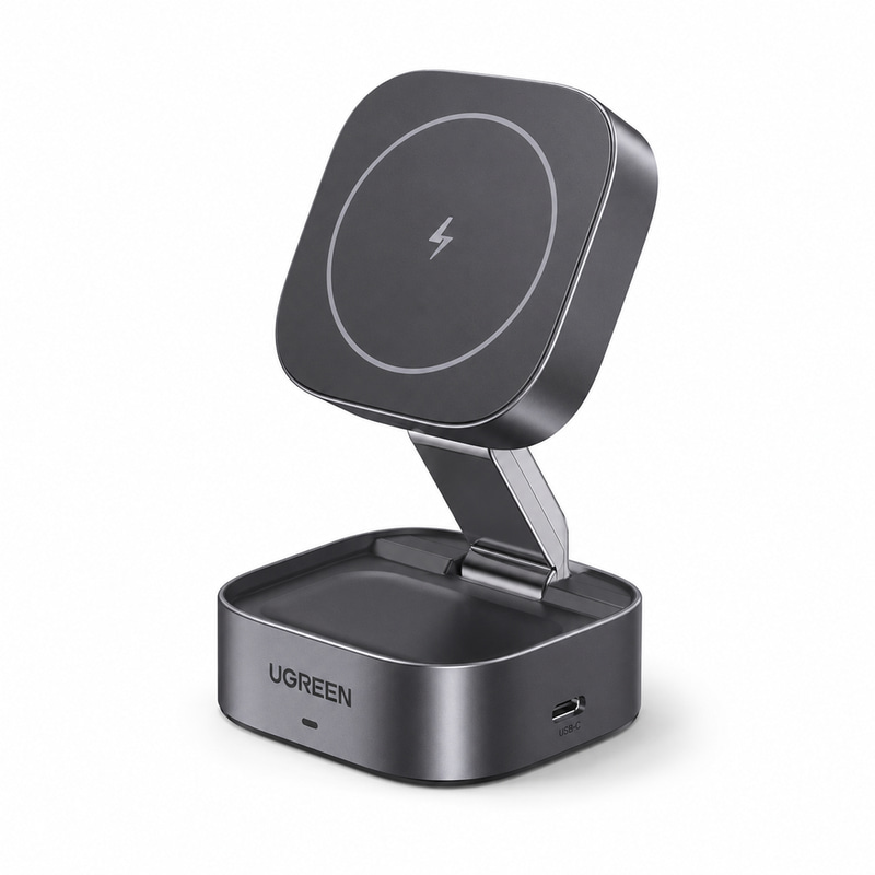 UGREEN 2-in-1 Magnetic Wireless Charger Stand