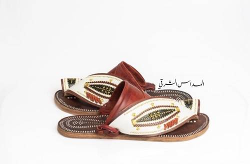 زبيرية صناعة يدوي جلد طبيعي ارضية جملي