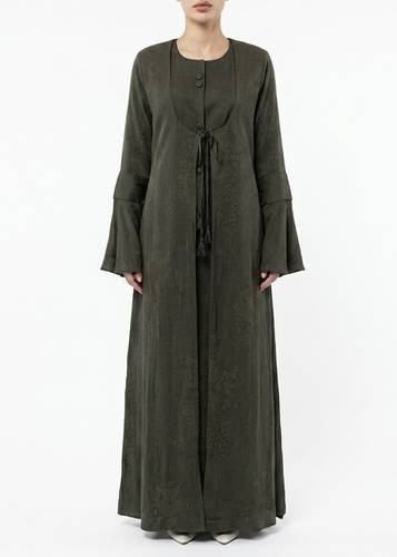 BAHIAH FLORAL SILK - GREEN 