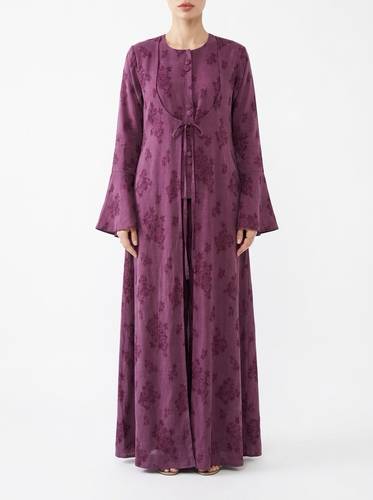 BAHIAH FLORAL SILK - FUCHSIA