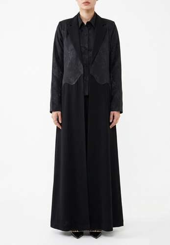 BAHIAH FLOWER CREPE BLACK 