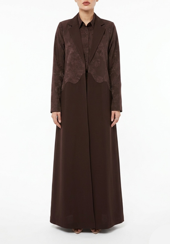  BAHIAH FLOWER CREPE BROWN 