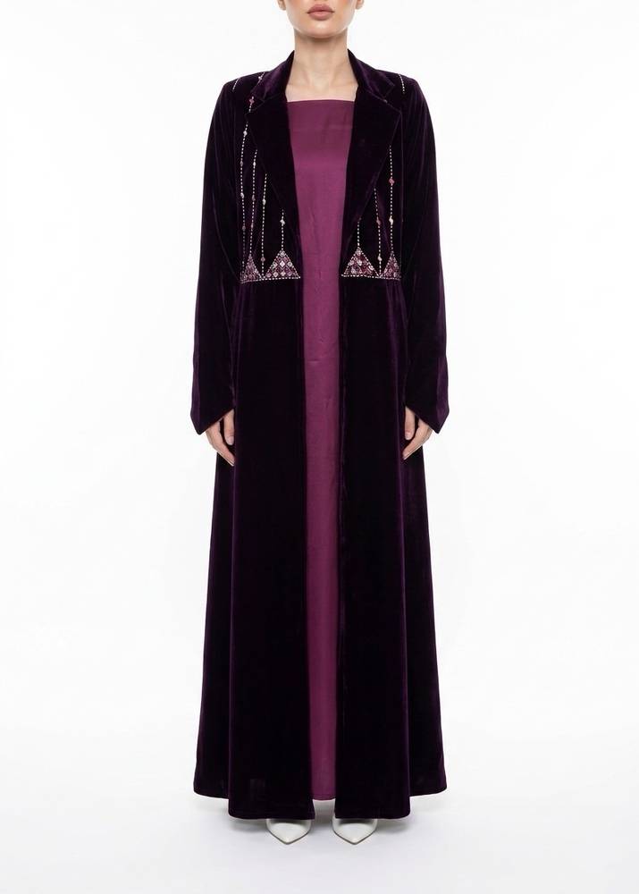 BAHIAH EMBROIDERED VELVET 