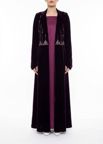 BAHIAH EMBROIDERED VELVET 