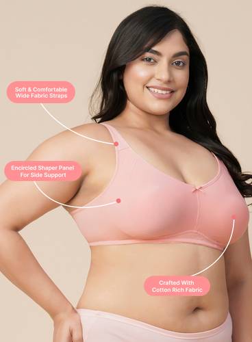 SIDE SUPPORT ENCIRCLED COMFORT NON-PADDED BRA