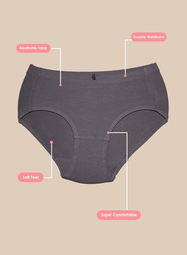 SET OF 3 COMFORTABLE EVERYDAY COTTON ELASTANE HIPSTER PANTY 