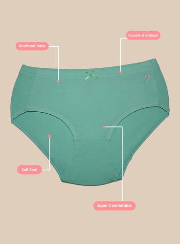 3 PACK OF HIPSTER PANTY , EVERYDAY COMFORT COTTON ELASTANE