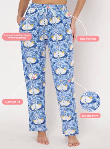 SPRING WINGS PRINTED PYJAMA PANTS