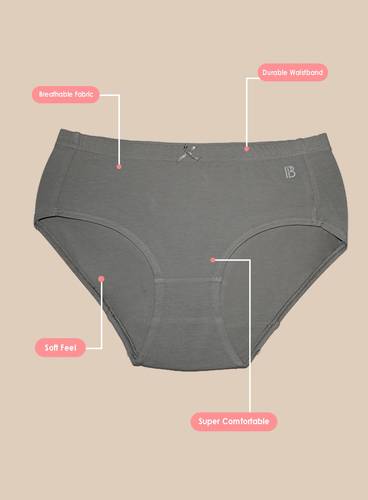 SET OF 3 COMFORTABLE ALL-DAY COTTON ELASTANE HIPSTER PANTY 