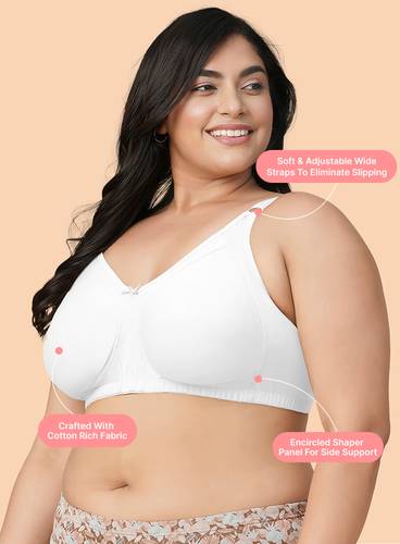M-FRAME FULL SUPPORT NON-PADDED BRA