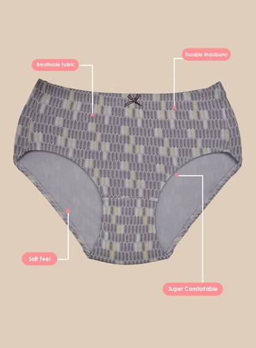 COMFORTABLE ALL-DAY COTTON ELASTANE HIPSTER PANTY-PACK OF 3 