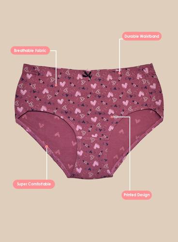 3-PACK COMFORTABLE COTTON ELASTANE HIPSTER PANTY 