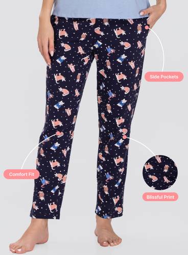 CAT PRINTED PYJAMA PANTS