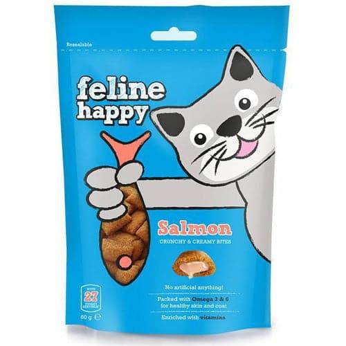Mark & ​​Chapel Biscuit Treats Filled With Cream, Salmon Flavor 60g