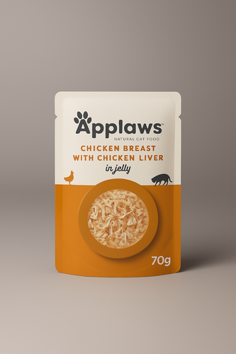 Applaws Wet Cat Food Tinder Chicken Breast With Liver In a Tasty Jelly 70 g