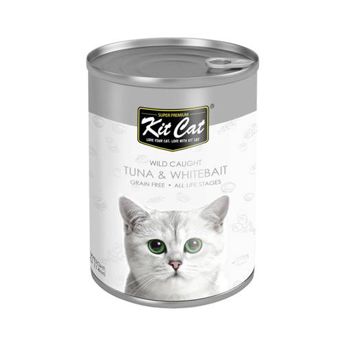 Kit Cat Wet food For Cats Tuna with Whitebait 400g