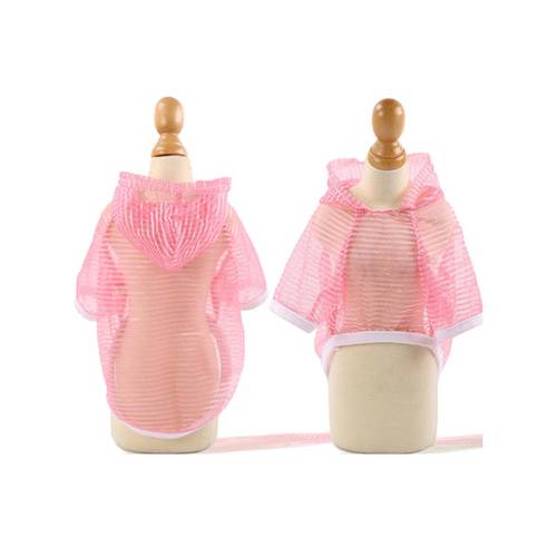 Summer Dog Clothes, Waterproof, Pink
