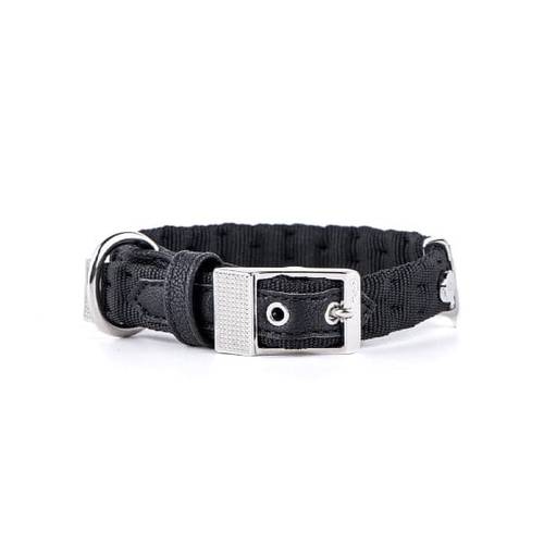 My Family Milan Black Nylon Collar 55x 2.8cm, L