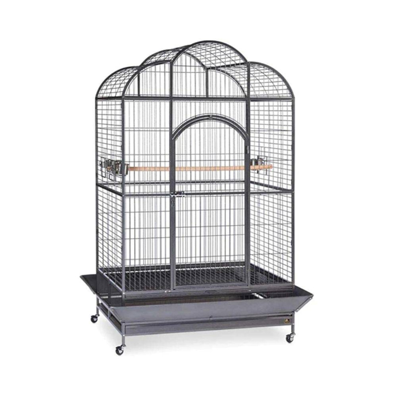Prevuepet A cage for birds for large and very large breeds, silver