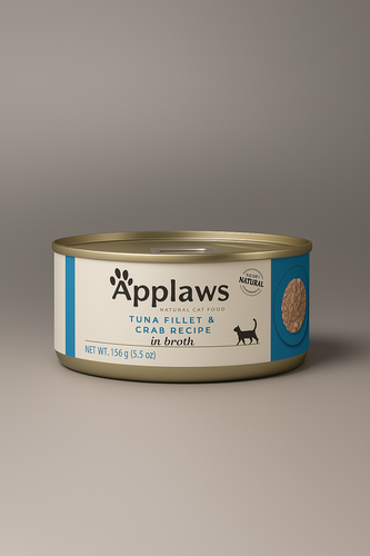 Applaws Wet Cat Food, Tuna Fillet with Crab 70 g