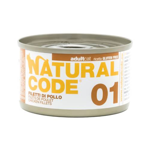 Natural Code Wet Food for Cats Chicken Fillets 85g