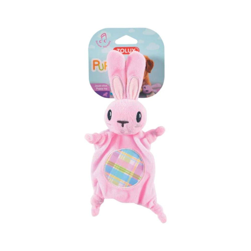 Zolux Jouet the rabbit crunchy toy for dog