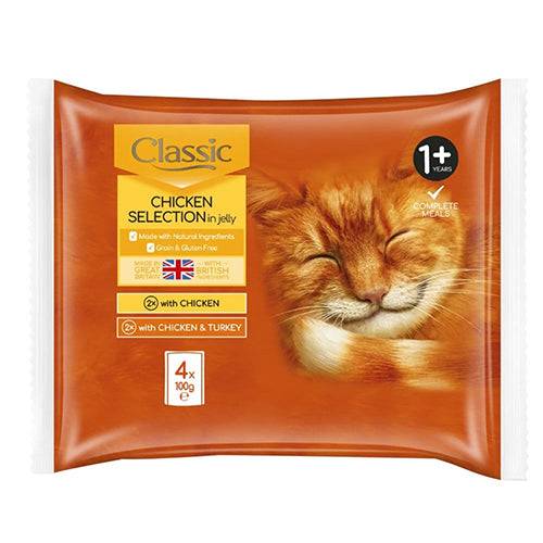Butcher's Wet Cat Food, 1 Year Old, Chicken Selection in Jelly, with Chicken and Turkey 400g