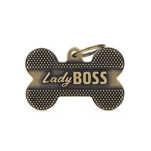 My Family LADY BOSS Necklace, Bronze Bone, Large