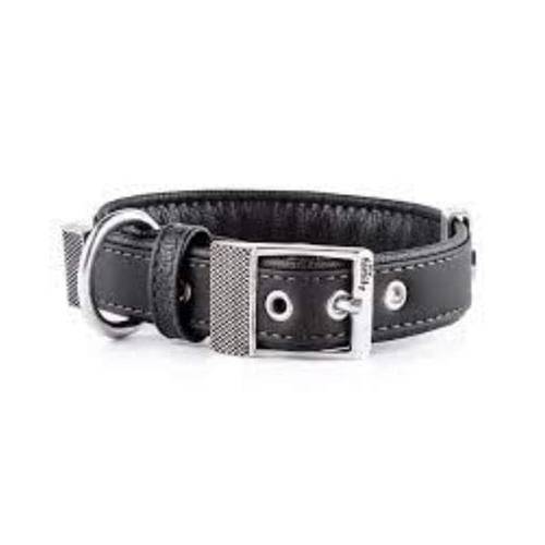 My Family Bilbao Leather Lead Black 110 x 1.6 cm
