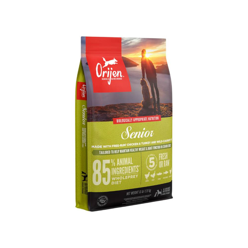Orijen Grain Free Senior Dry Dog Food with Chicken Turkey Fish