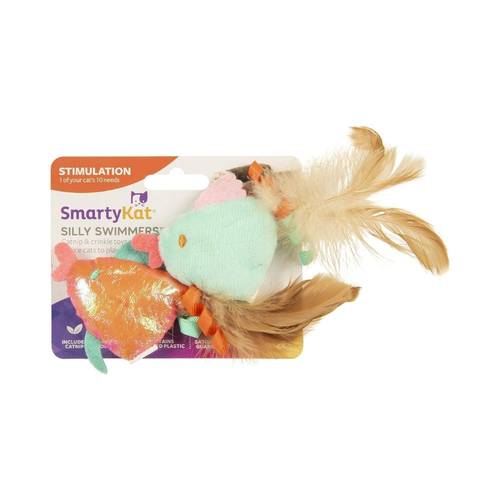 Smartykat Silly Swimmers cat toy with catnip