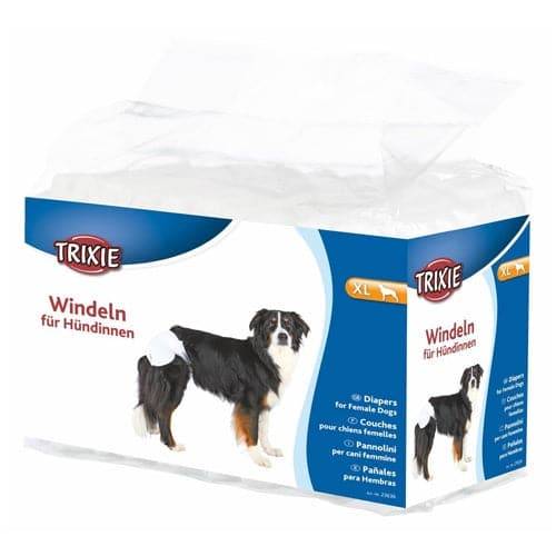 Trixie Diapers for Female Dogs 12 Pieces Size (XL)