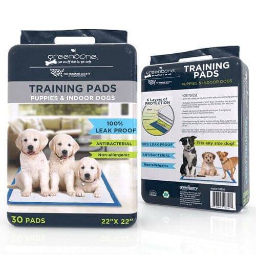 Green Bone Training Pads for Dogs 30 Pieces