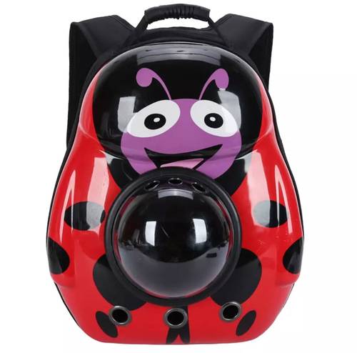 Travel Bag for Cats and Puppies in the Shape of a Beetle