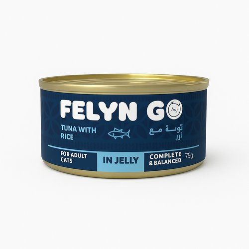Felyn Go Wet Food for Adult Cats With Tuna and Chicken in Jelly 75g