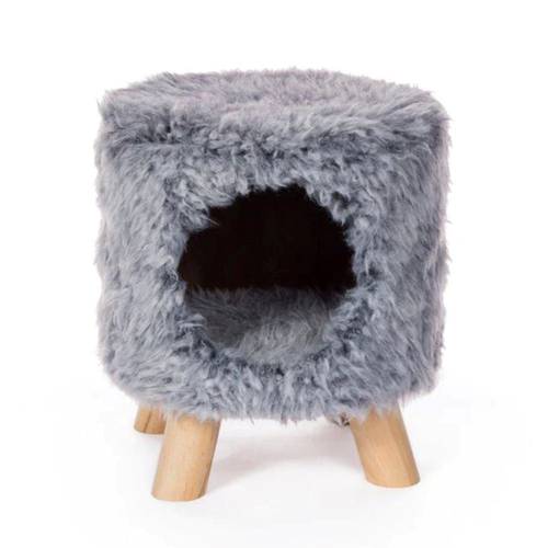 Prevo Cozy Round Hutch for Cats and Small Dogs - 13.5
