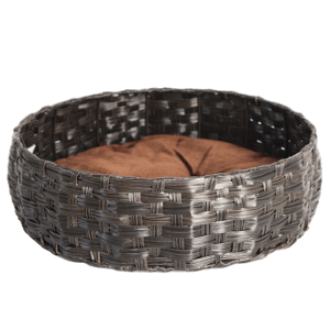 Round Bed for Cats, Brown