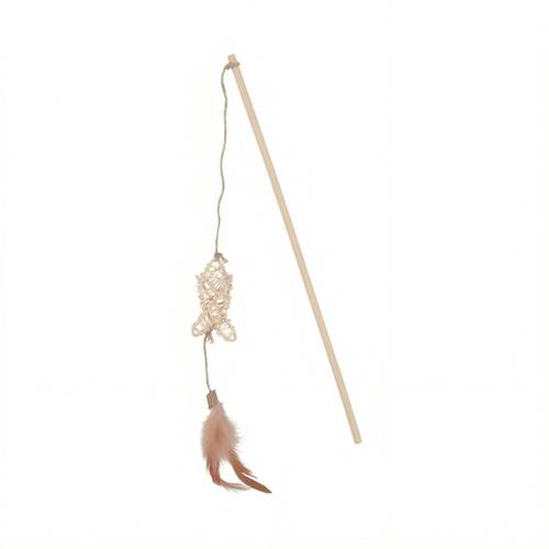 Zolux Ethic Cat Toy Fish Shape Brown Color