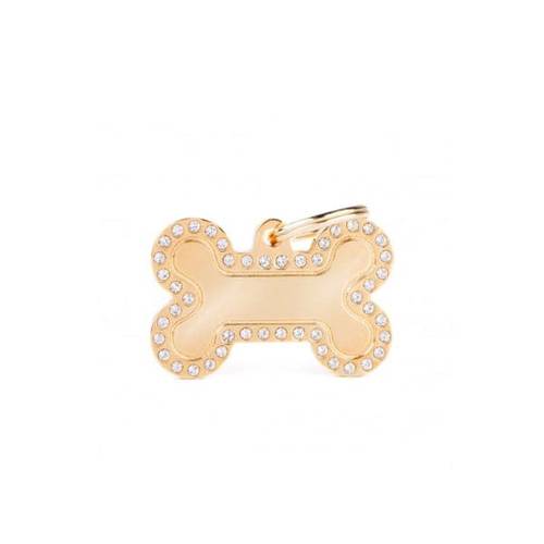 My Family Osso Piccolo Shiny Golden Necklace