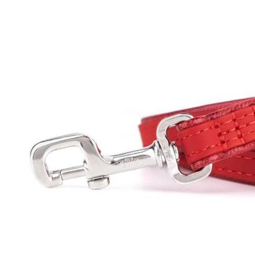 My Family Bilbao Leather Lead Red 110 x 1.6 cm