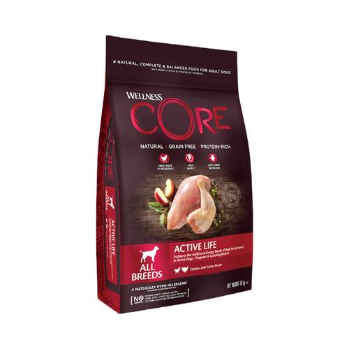 Wellness CORE Adult Low Fat Dry Dog Food For Medium and Large Breed With Turkey