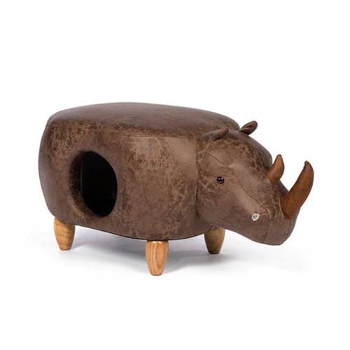 Kitty Power Paws Unicorn Cat House, Gray Color