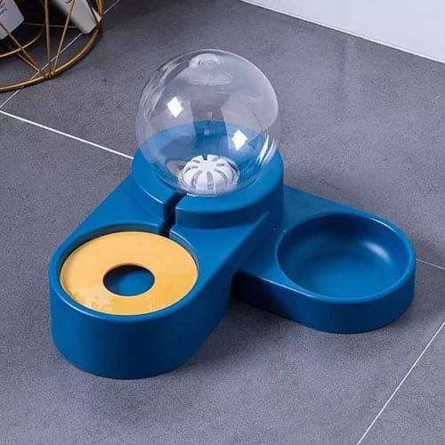 Food & Drink Bowl for Cats & Dog, Navy, 1.8 L