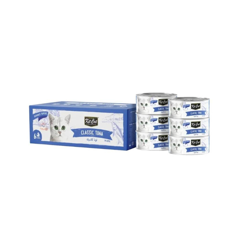 Kit Cat Deboned Tuna Classic Wet Food for Cats 6×50g