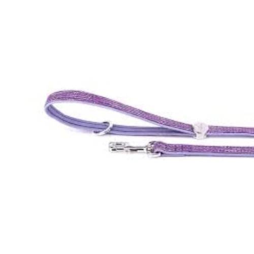 My Family Saint Tropez Leather Lead Purple 110 x 1.2 cm