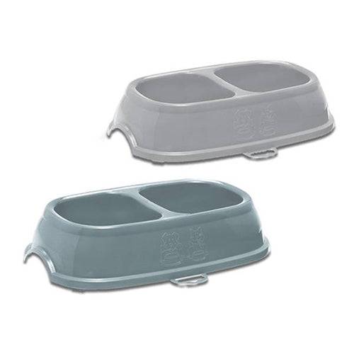 Stefanplast Brick 13 double bowls for cats and dogs