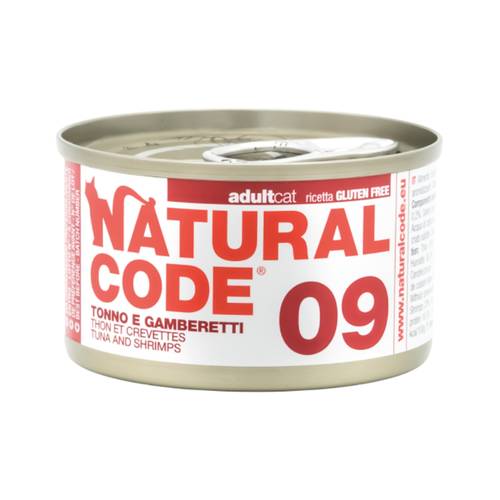 Natural Code Tuna and Shrimps Wet Food for Cats 85g
